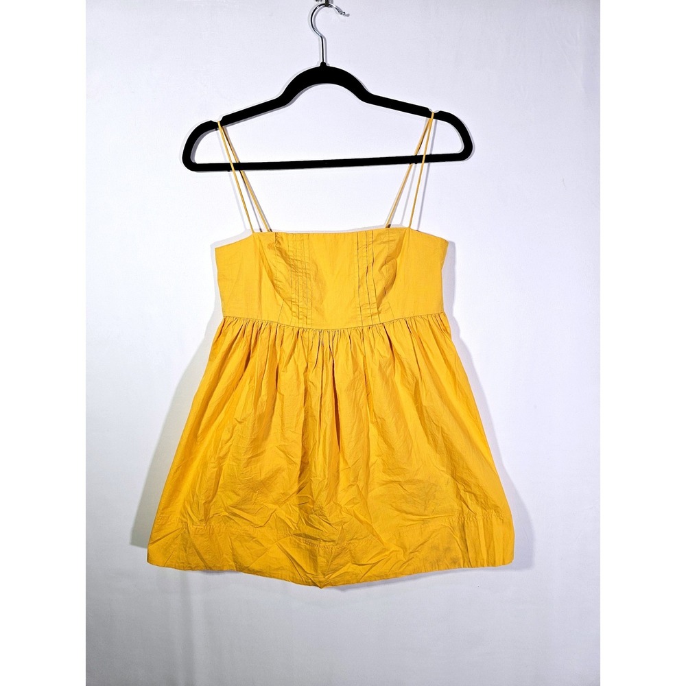 Cute Chic Boho Summer Maeve by Anthropologie Babydoll Tanktop Womens XXS Yellow